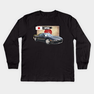 1990 Acura NSX in Berlina Black 01 Kids Long Sleeve T-Shirt